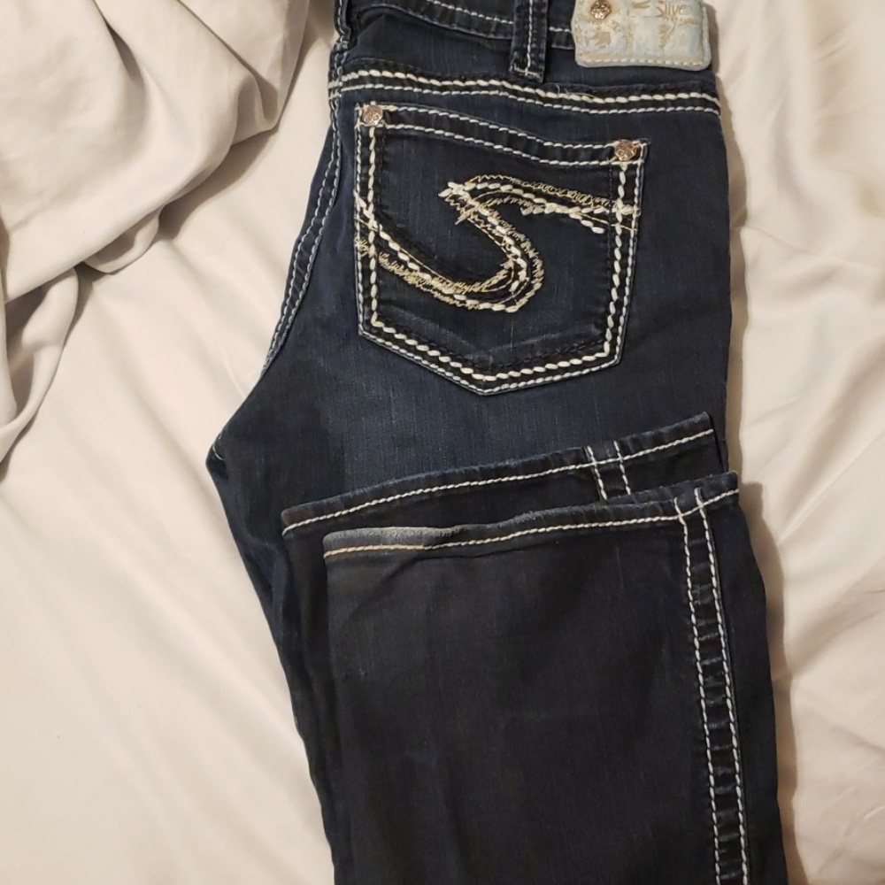 Silver jeans